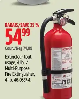 Canadian Tire Kidde Multi-Purpose Fire Extinguisher, 4-lb offer