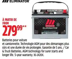 Canadian Tire Motomaster Car & Truck Batteries offer