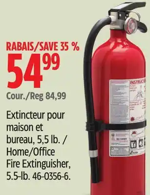 Canadian Tire Kidde Home/Office Fire Extinguisher offer