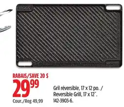 Canadian Tire The Rock Reversible Grill offer