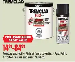 Canadian Tire Tremclad Rust Paint offer