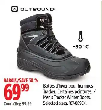 Canadian Tire Men's Tracker Winter Boots offer