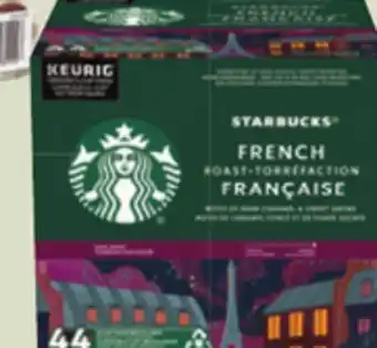 Canadian Tire Selected Starbucks K-Cup Coffee Pods offer
