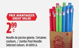 Canadian Tire Jumbo Pool Noodle offer