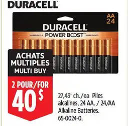 Canadian Tire 24/AA Alkaline Batteries offer