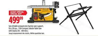 Canadian Tire 15A Compact Jobsite Table Saw with Stand offer