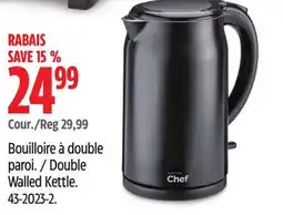 Canadian Tire MasterChef Double Walled Kettle offer