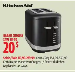 Canadian Tire Kitchenaid Selected Kitchen Appliances offer