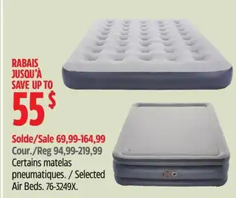 Canadian Tire Woods Selected Air Beds offer