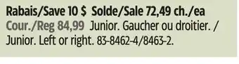 Canadian Tire Sherwood Junior offer