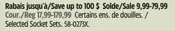 Canadian Tire Selected Socket Sets offer