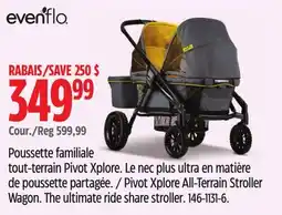 Canadian Tire Pivot Xplore All-Terrain Stroller Wagon. The ultimate ride share stroller offer