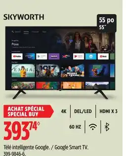 Canadian Tire Skyworth Google Smart TV offer