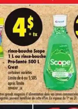 Maxi rince-bouche Scope offer
