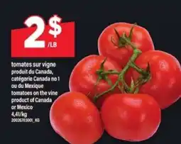 Maxi TOMATOES ON THE VINE offer