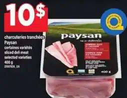 Maxi Paysan charcuteries tranchées offer