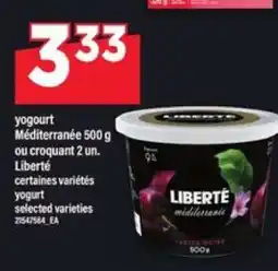 Maxi LIBERTÉ MÉDITERRANÉE YOGOURT offer
