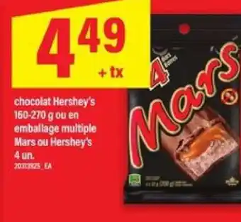 Maxi chocolat Hershey's ou Mars offer
