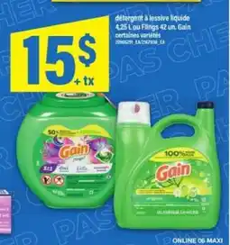 Maxi GAIN offer