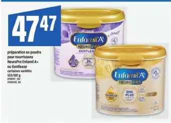 Maxi NeuroPro Enfamil A+ ou Gentlease offer