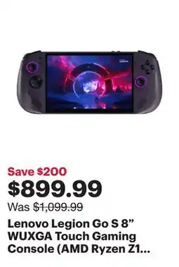 Best Buy Lenovo Legion Go S 8 WUXGA Touch Gaming Console (AMD Ryzen Z1 Extreme/32GB RAM/1TB SSD/Steam OS) offer