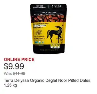 Costco Terra Delyssa Organic Deglet Noor Pitted Dates, 1.25 kg offer