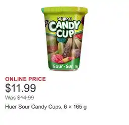 Costco Huer Sour Candy Cups, 6 × 165 g offer
