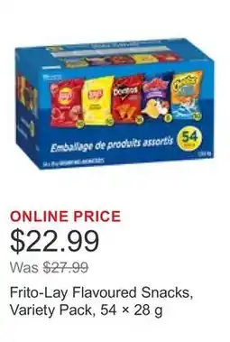 Costco Frito-Lay Flavoured Snacks, Variety Pack, 54 × 28 g offer