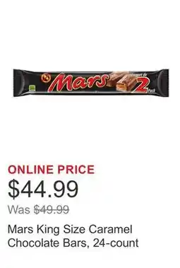 Costco Mars King Size Caramel Chocolate Bars, 24-count offer