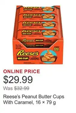 Costco Reese's Peanut Butter Cups With Caramel, 16 × 79 g offer