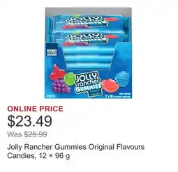 Costco Jolly Rancher Gummies Original Flavours Candies, 12 × 96 g offer