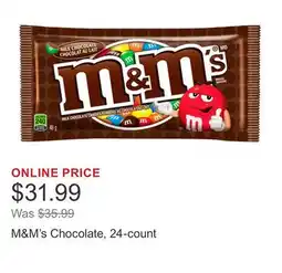 Costco M&M's Chocolate, 24-count offer