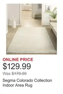 Costco Segma Colorado Collection Indoor Area Rug offer