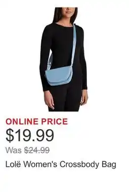 Costco Lolë Women's Crossbody Bag offer