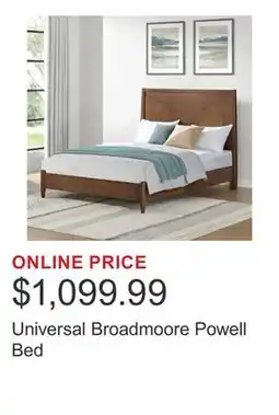 Costco Universal Broadmoore Powell Bed offer
