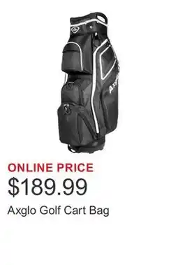 Costco Axglo Golf Cart Bag offer
