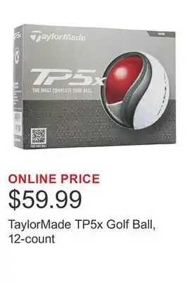 Costco TaylorMade TP5x Golf Ball, 12-count offer