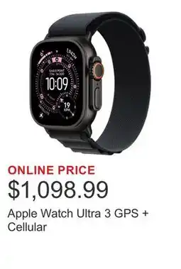 Costco Apple Watch Ultra 3 GPS + Cellular offer