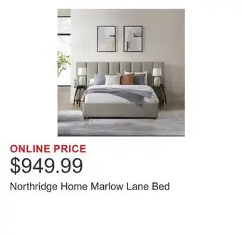Costco Northridge Home Marlow Lane Bed offer