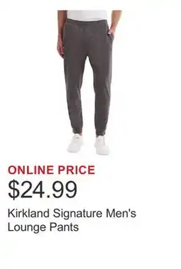 Costco Kirkland Signature Men's Lounge Pants offer