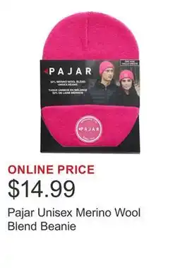 Costco Pajar Unisex Merino Wool Blend Beanie offer