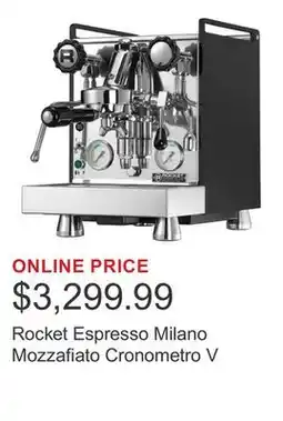 Costco Rocket Espresso Milano Mozzafiato Cronometro V offer