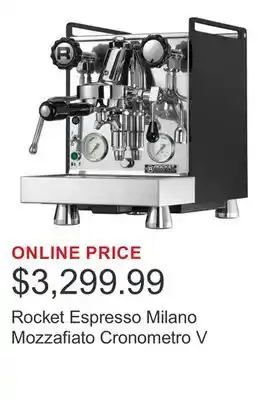 Costco Rocket Espresso Milano Mozzafiato Cronometro V offer