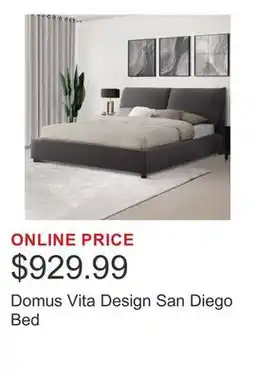 Costco Domus Vita Design San Diego Bed offer