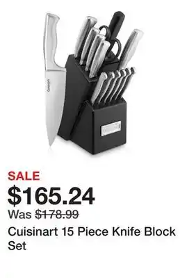 Wayfair Cuisinart 15 Piece Knife Block Set offer