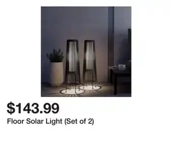Wayfair Floor Solar Light (Set of 2) offer