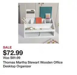 Wayfair Thomas Martha Stewart Wooden Office Desktop Organizer offer