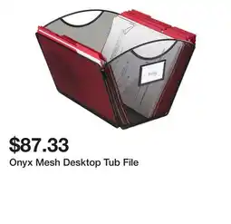 Wayfair Onyx Mesh Desktop Tub File offer