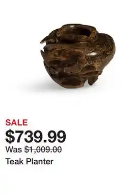 Wayfair Teak Planter offer