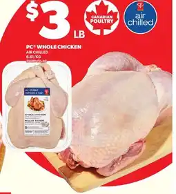 Loblaws PC WHOLE CHICKEN offer